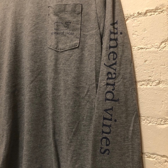 Vineyard Vines Long Sleeve Shirt in Gray - Picture 3 of 5